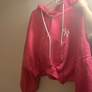 Crop length hoodie from brand “Liphop”